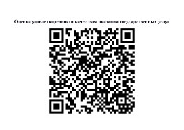 Оценка удовлетворенности качеством оказания государственных услуг.